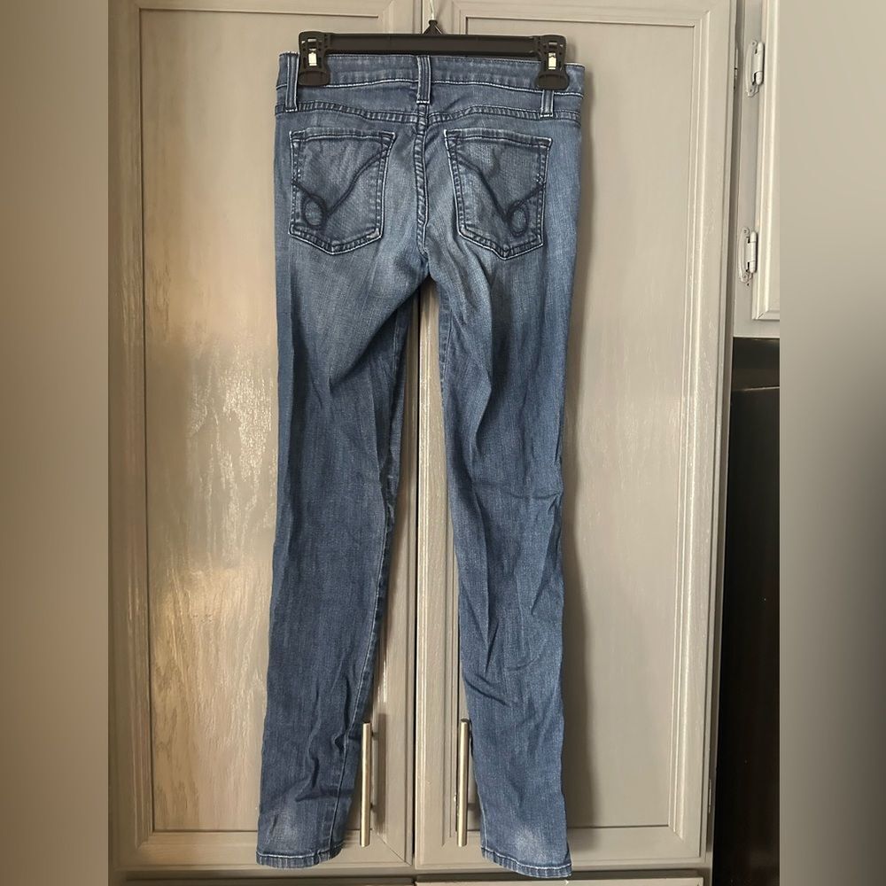 bebe Women's Blue Skinny Jeans